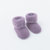 小马蒙奇18冬款男女宝宝加绒加厚保暖短袜婴幼儿防滑袜(M码（1-3岁） 紫色)