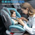 360度旋转ISOFIX硬接口儿童座椅汽车用宝宝婴儿便携式(360度蓝星星硬接口款+侧撞防护+LATCH带 默认版本)