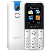 百立丰(LEPHONE) K1  双卡双待老人老年手机 学生备用机 移动/联通2G（白色）