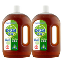 Dettol 滴露消毒液 杀灭99.999%的致病菌(1.8L*2瓶)