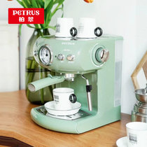 柏翠（petrus）咖啡机家用意式半自动19Bar泵压式浓缩蒸汽打奶泡机PE3606(意式咖啡机)
