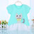 2015新款童装韩版女婴儿短袖T恤夏天1-2-3岁女宝宝夏装体恤衫4791(绿色 110)