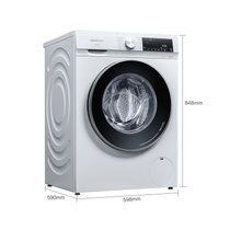 西门子洗衣机全自动家用10Kg洗烘干一体机变频滚筒除渍WN54A1X00W(白色 默认版本)