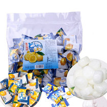马来西亚进口 可康咸柠檬糖500g*1袋 水果糖喜糖 休闲零食(咸柠檬味)