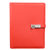 A5九千年办公商务记事本25K活页本子文具定制 锁扣笔记本(红色)