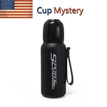 美国 cup mystery 进口时尚个性大容量吊带旅行车载简约保温壶(黑色)