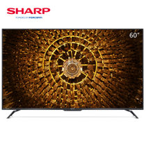 夏普 (SHARP) 60A7AC 60英寸4K超清3G+32G安卓8.0智能网络家用平板电视黑色