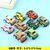 创意6个汽车袋装回力工程车卡通小玩具迷你幼儿园奖品男孩礼品物(Q版金属回力车5个 散装)
