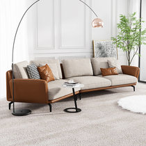 新飓意式布艺沙发大小户型客厅布沙发软沙发组合北欧简约现代转角轻奢三人科技布(1+3+右贵妃 默认)