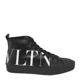 Valentino男士黑色皮革休闲板鞋 QY2S0B04-XMC-0NI39.5黑 时尚百搭