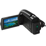 索尼（SONY）HDR-PJ675摄像机 五轴防抖 30倍光学变焦 内置投影仪 支持WiFi及一触功能(黑色 官方标配)