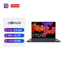 联想(Lenovo)小新Pro16超轻薄商务16.1英寸笔记本电脑(R5-5600H 16G 512G 4G独显RTX1650  高色域 黑灰）