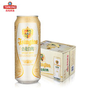 青岛啤酒 全麦白啤500ml*12听 德国风味 企业自营质量保障
