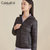 CaldiceKris（中国CK）CK-YR855 女连帽短款轻薄羽绒服(黑色 XXXL)