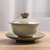 【复古粗陶茶壶】瓷壶陶瓷创意仿古小泡茶壶家用日式红茶陶瓷茶具(窑变盖碗（绿）)