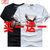 NIAN JEEP/吉普盾 男装2019夏季新款纯棉圆领T恤 男式短袖T恤9331(黑色+白色 XL)