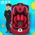 感恩儿童安全座椅 阿瑞斯钢骨架汽车儿童宝宝安全坐椅 isofix硬接口 9月-12岁适用(急速红)