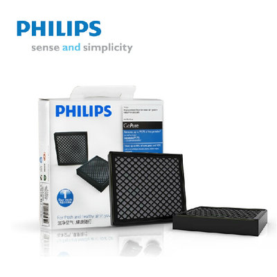 飞利浦（Philips）怡动车载空气净化器ACA301/250/251活性炭过滤网滤芯 盒装