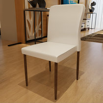 馨艾舒 餐椅 现代简约餐厅家具椅子餐桌椅皮艺软包带靠背皮餐椅(默认)