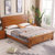 进畅家具 床 实木床现代简约榉木床中式1.5m1.8米双人床进口榉木高箱床储物床主卧(1.8*2米 床+床垫+床头柜*1)
