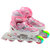 乐士（ENPEX）MS168新款直排溜冰鞋(粉红色 36-39)