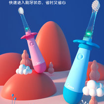 美的儿童电动牙刷 MC-AE0101蓝色 / MC-AE0102 粉-色 宝宝2-5岁以上儿童超声波牙刷非充电式软刷毛(蓝色 儿童电动牙刷)