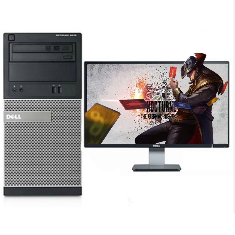 戴尔(dell)optiplex 3020mt 台式机电脑 i5-4590/4g/1t/集显/显示器