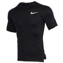 NIKE耐克速干短袖男 2022新款运动服半袖T恤男士跑步健身训练上衣BV5632-010(黑色 S)