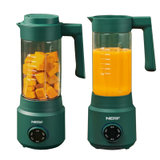 卡屋 迷你家用小型破壁机多功能榨汁机果汁机单人1-2人轻音便携小容量打浆机 -翡翠绿XK-MN168(绿色)