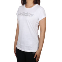 Adidas阿迪达斯短袖女2017新款运动训练透气T恤  BP8400(裸色 XL)