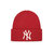 MLB红色大白标NY细毛线帽32CPB1均码其他 百搭