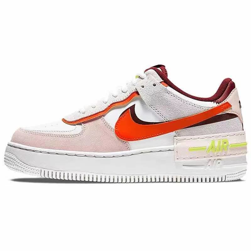 nike耐克af1 shadow 空军一号女子运动鞋休闲鞋彩色拼接马卡龙拼色