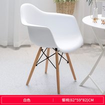 豫见美农 北欧ins椅子网红化妆椅简易书桌椅梳妆椅餐椅家用餐厅靠背椅凳子(白色)