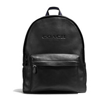 COACH/蔻驰 奢侈品男包 男士经典款牛皮休闲双肩包 旅行包 电脑包 F54786黑色(黑色)