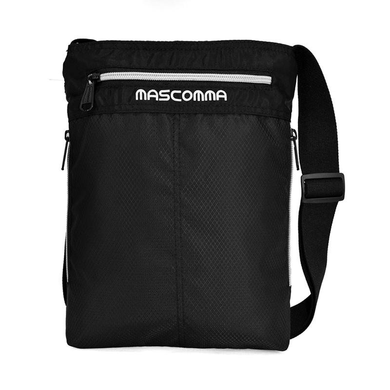 MASCOMMA 单肩背包竖款 (大号）BS1005(大号黑色)