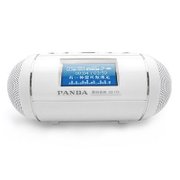 熊猫（Panda）DS-170 插卡音箱 收录机 MP3播放器WAV歌词【包邮】(白色)