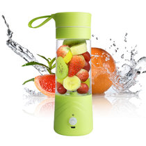电动榨汁杯果汁杯充电式家用便携式迷你水果塑料榨汁机 绿色