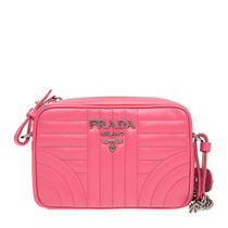 PRADA普拉达女士粉色斜挎包 7003桃红色 时尚百搭