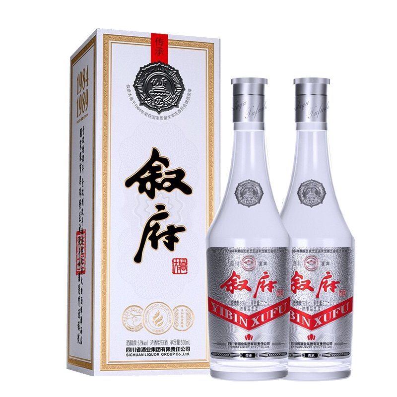 500ml叙府传承五粮香型纯粮食酒礼盒酒(传承500ml*6瓶【图片 价格