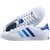 阿迪达斯（adidas）经典系列G14733男子休闲鞋（白色/蓝色）（9.5码）