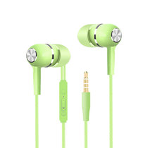 入耳式耳机高音质k歌适用vivo苹果oppo手机安卓华为小米通用线控有线耳机(调音款-绿色 官方标配)