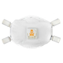 3M 口罩 8233 N100 颗粒物防护口罩 带呼吸阀 头带式 单个