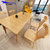 天米 TIMI 北欧白橡实木拉伸桌 可折叠桌 全实木餐桌椅 现代简约1.3米1.4米饭桌组合(原木色 1.3米餐桌+4把温莎椅)第2张高清大图