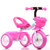 beruty儿童三轮车 2-3岁以上小孩子自行车 男女宝宝脚踏儿童车(B配粉色塑料筐)