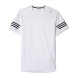 阿迪达斯男装 2016夏季新款网球运动训练休闲圆领透气短袖T恤 AH9165(白色 S)