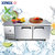 星星(XINGX) 冷藏冷冻双温不锈钢工作台 商用厨房冰箱 多功能冷柜操作台 冰柜保鲜柜(1.8米全冷冻TD-18E)