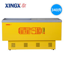 星星(XINGX)SD/SC-390BP 卧式单温冷冻冷藏转换商用冰柜冷柜 玻璃门展示冷柜 超市冰柜