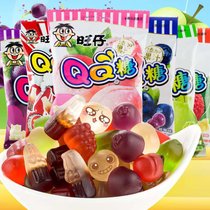 旺仔qq糖20g小包装休闲零食品喜糖果汁软糖儿童橡皮糖果(旺仔qq软糖 随机混合口味40袋装)