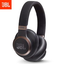 JBL LIVE 650BTNC 主动降噪耳机 智能语音AI无线蓝牙耳机/耳麦 头戴式 有线手机通话游戏耳机(黑色)
