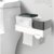 红凡   卫生间纸巾盒厕所卫生纸置物架免打孔洗手间防水擦手厕纸抽卷纸筒(白色)